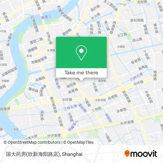 国大药房(欣新海阳路店) map