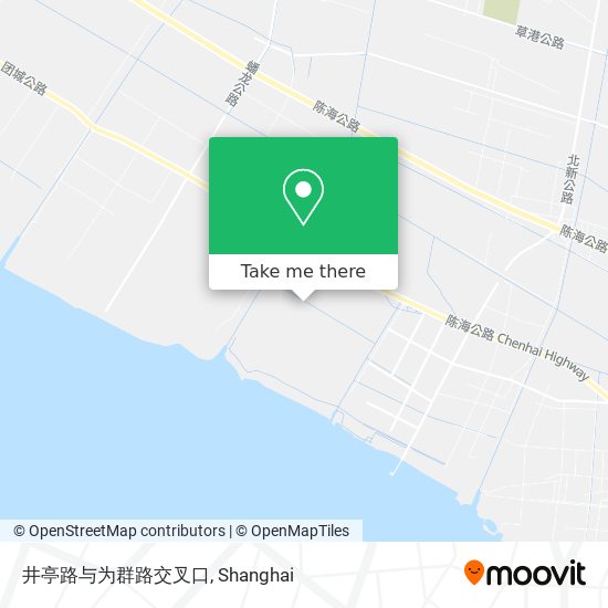 井亭路与为群路交叉口 map