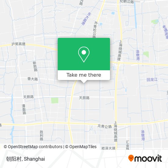 朝阳村 map