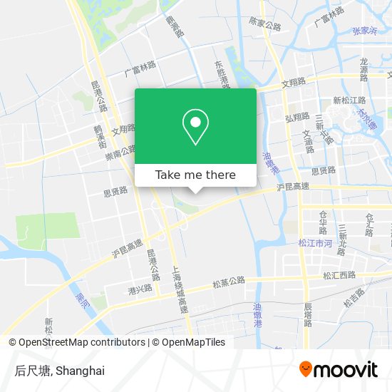 后尺塘 map