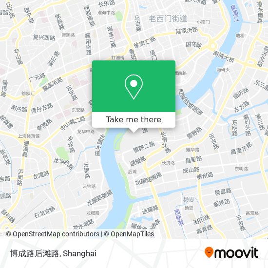 博成路后滩路 map