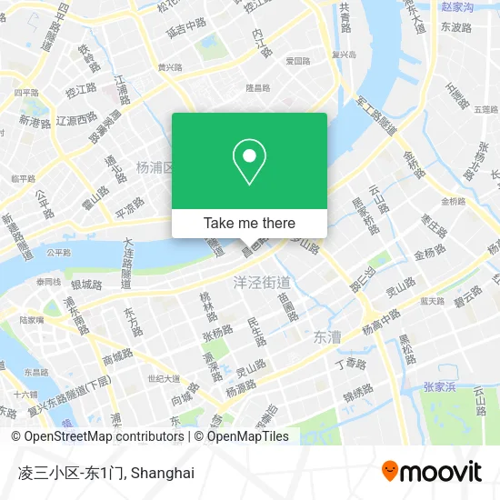 凌三小区-东1门 map