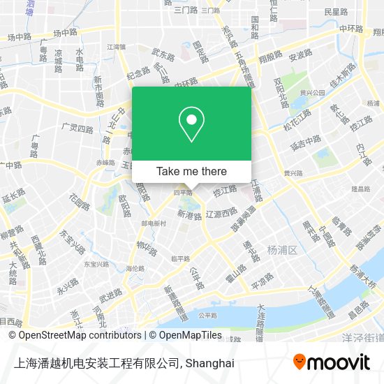 上海潘越机电安装工程有限公司 map