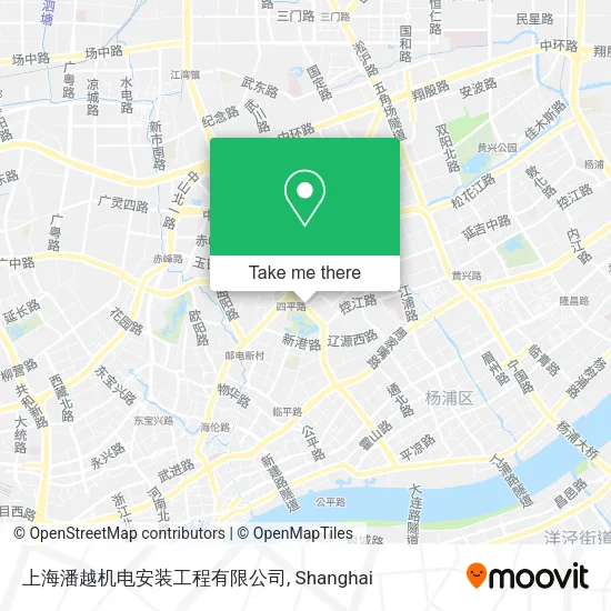 上海潘越机电安装工程有限公司 map