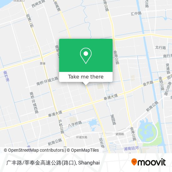 广丰路/莘奉金高速公路(路口) map
