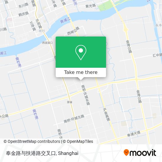 奉金路与扶港路交叉口 map