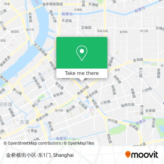 金桥横街小区-东1门 map