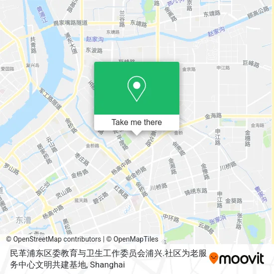民革浦东区委教育与卫生工作委员会浦兴.社区为老服务中心文明共建基地 map