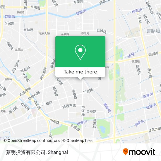 蔡明投资有限公司 map