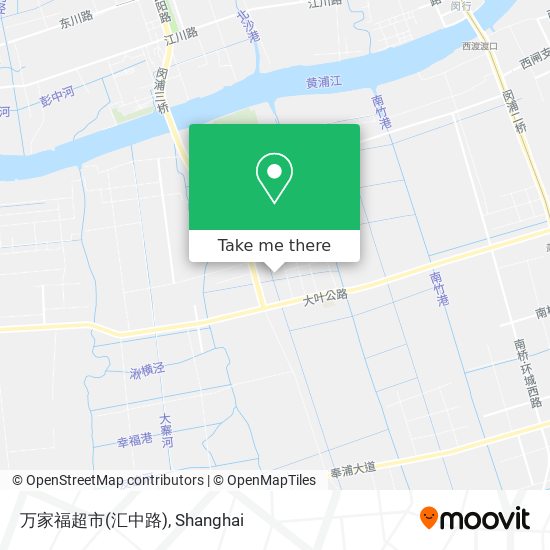 万家福超市(汇中路) map