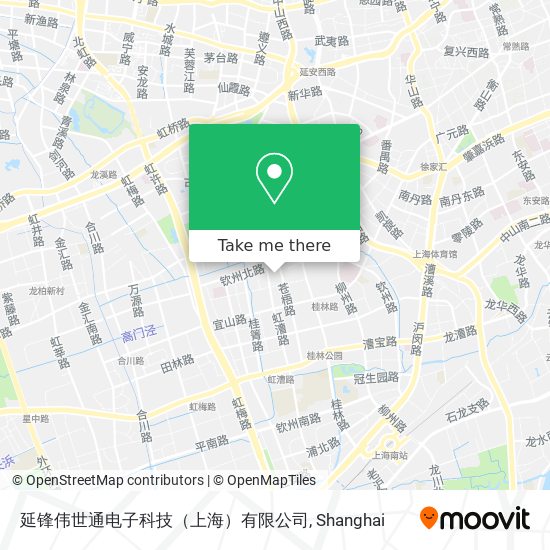 延锋伟世通电子科技（上海）有限公司 map