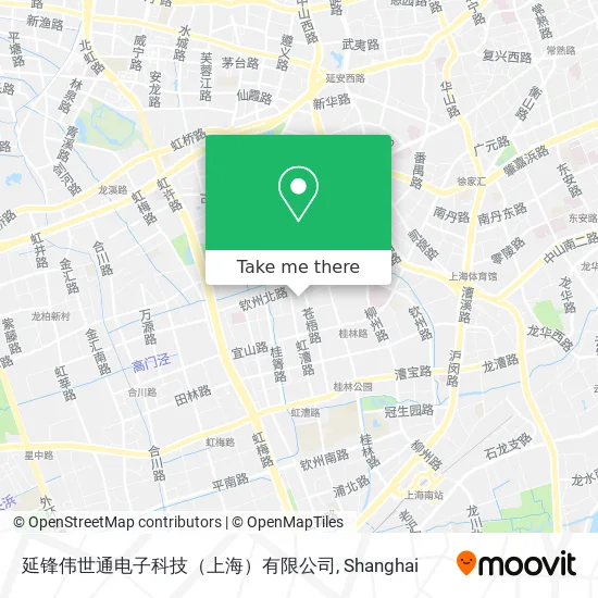 延锋伟世通电子科技（上海）有限公司 map