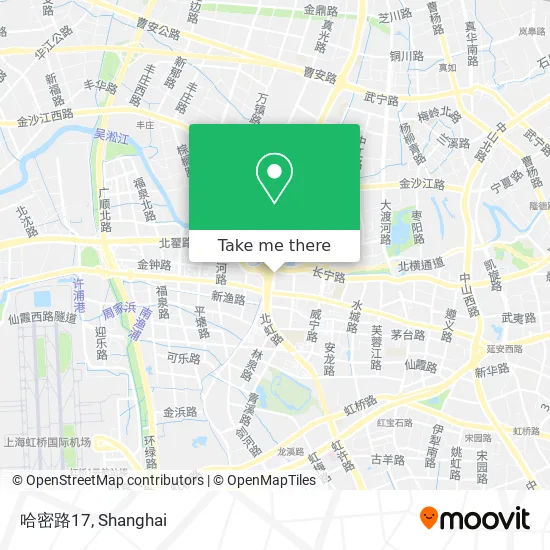 哈密路17 map