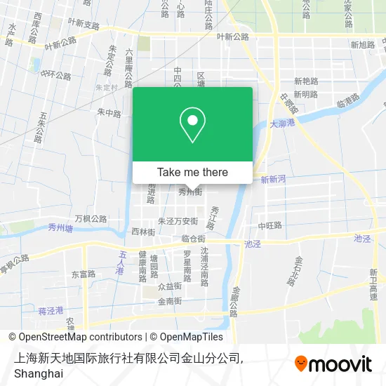 上海新天地国际旅行社有限公司金山分公司 map