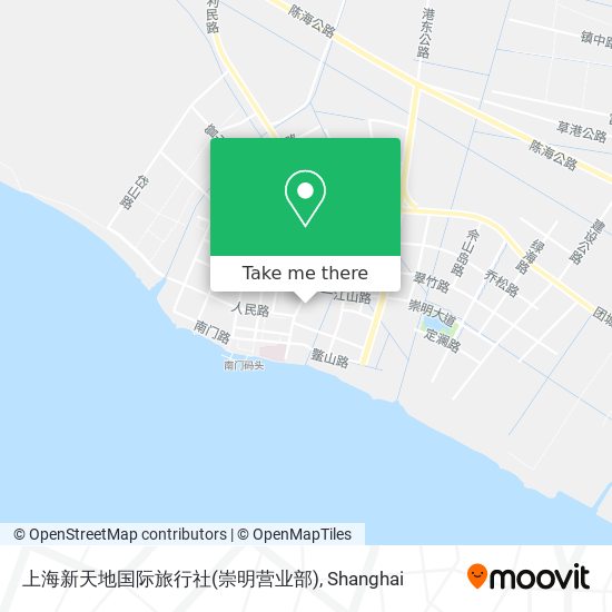 上海新天地国际旅行社(崇明营业部) map