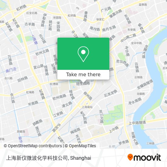 上海新仪微波化学科技公司 map