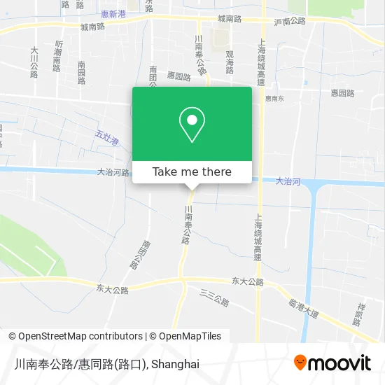 川南奉公路/惠同路(路口) map