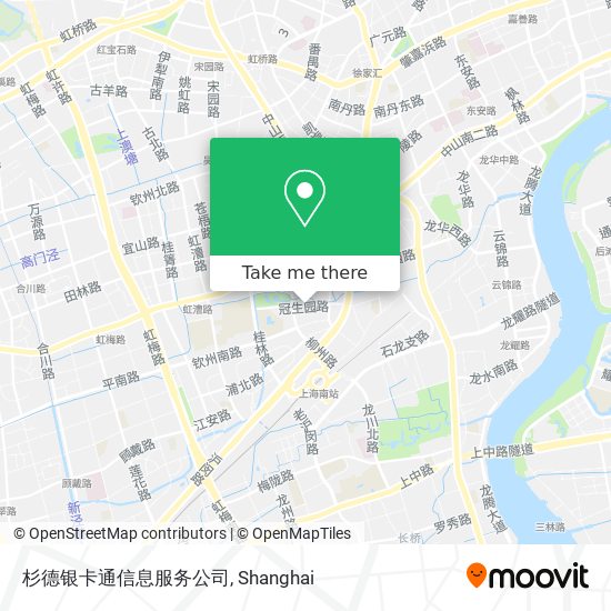 杉德银卡通信息服务公司 map