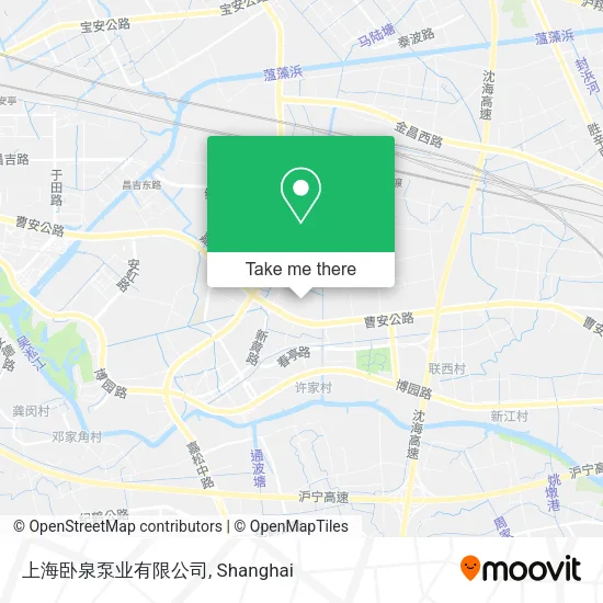 上海卧泉泵业有限公司 map