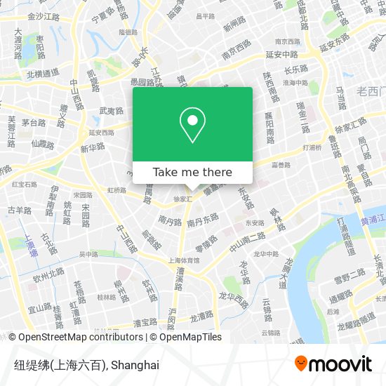 纽缇绋(上海六百) map