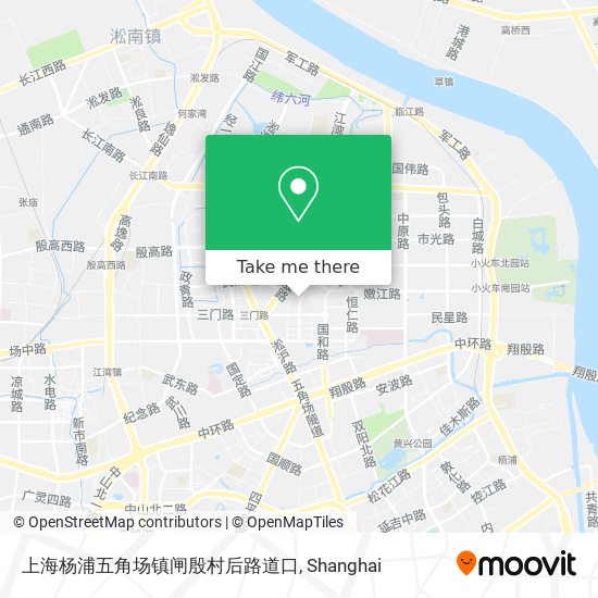 上海杨浦五角场镇闸殷村后路道口 map