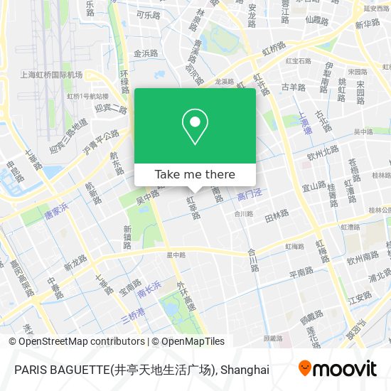 PARIS BAGUETTE(井亭天地生活广场) map
