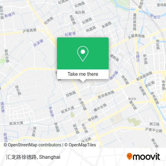 汇龙路徐德路 map