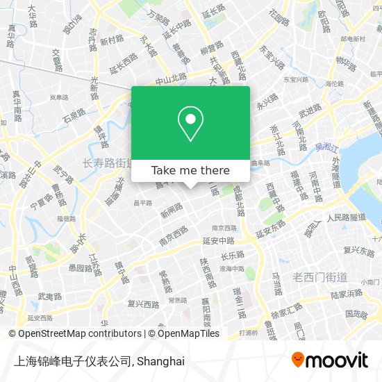 上海锦峰电子仪表公司 map
