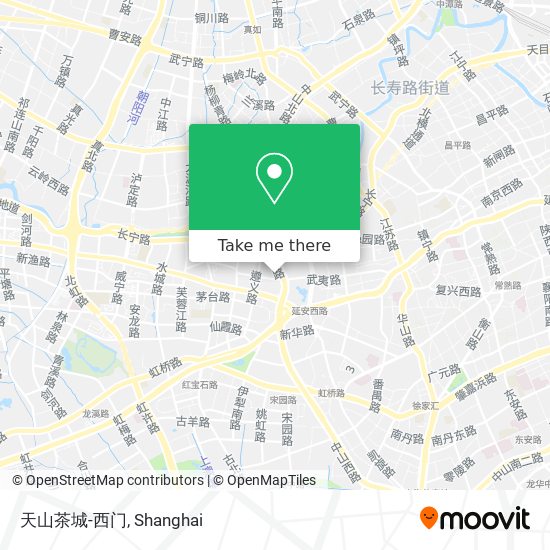 天山茶城-西门 map