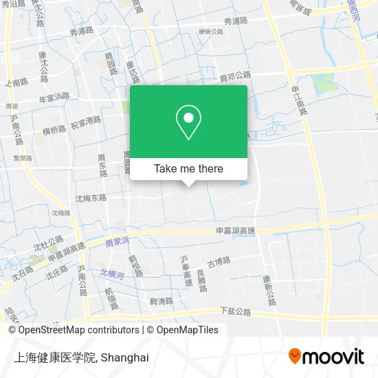 上海健康医学院 map