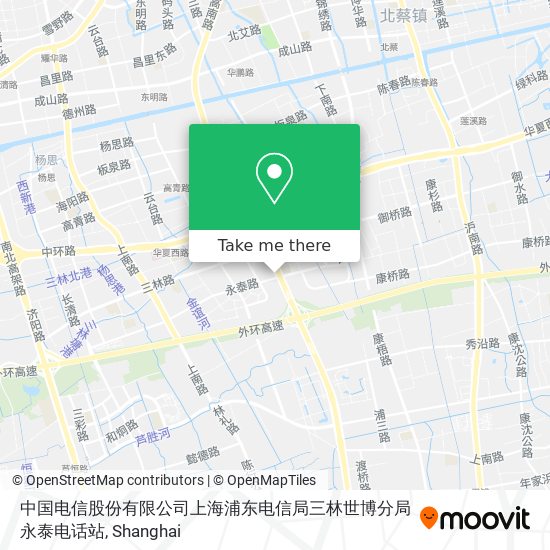 中国电信股份有限公司上海浦东电信局三林世博分局永泰电话站 map
