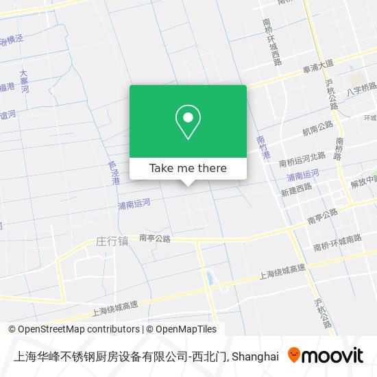 上海华峰不锈钢厨房设备有限公司-西北门 map