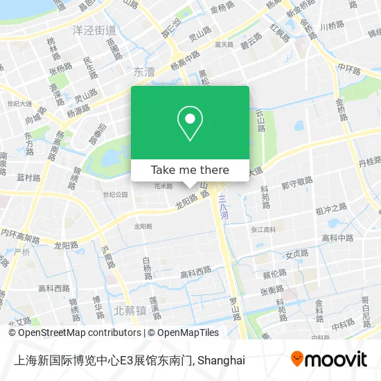 上海新国际博览中心E3展馆东南门 map