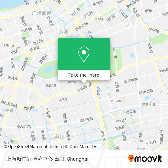 上海新国际博览中心-出口 map