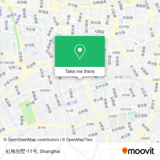 虹梅别墅-11号 map