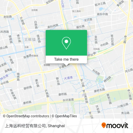 上海远科经贸有限公司 map