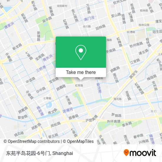 东苑半岛花园-6号门 map