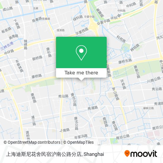 上海迪斯尼花舍民宿沪南公路分店 map
