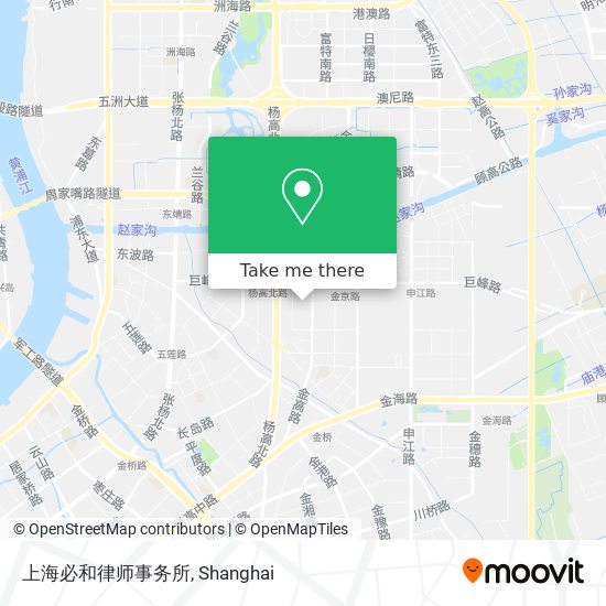 上海必和律师事务所 map
