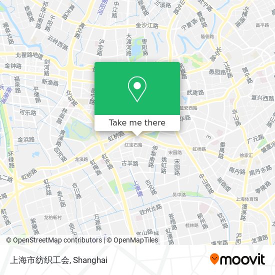 上海市纺织工会 map