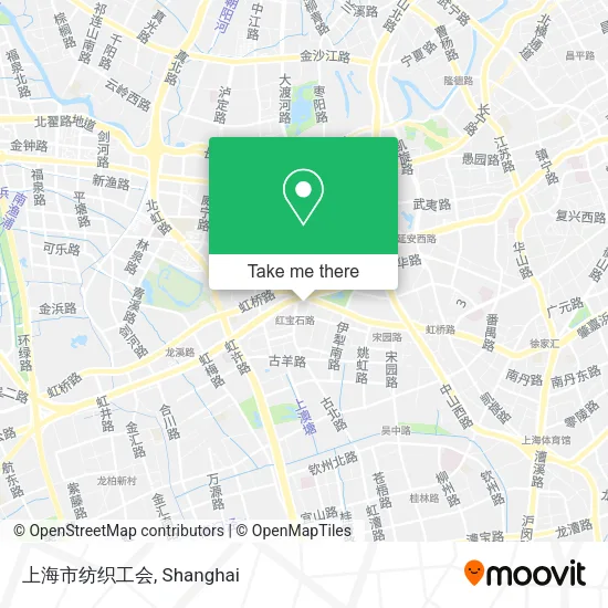 上海市纺织工会 map