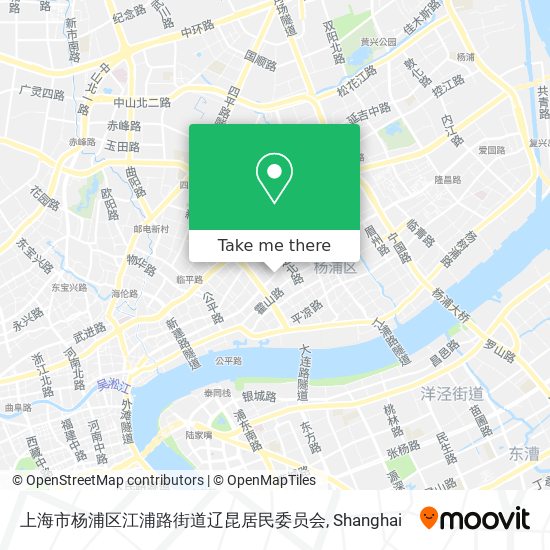 上海市杨浦区江浦路街道辽昆居民委员会 map