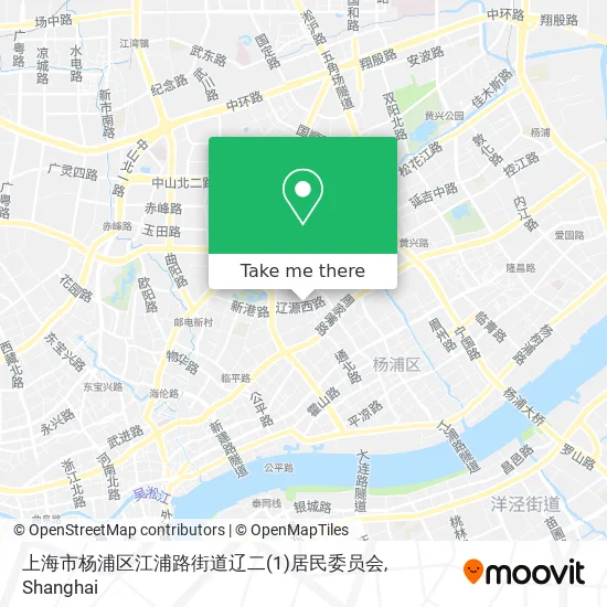 上海市杨浦区江浦路街道辽二(1)居民委员会 map