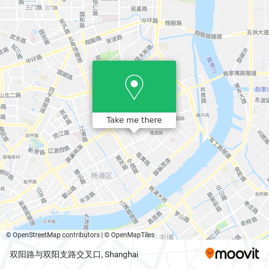 双阳路与双阳支路交叉口 map