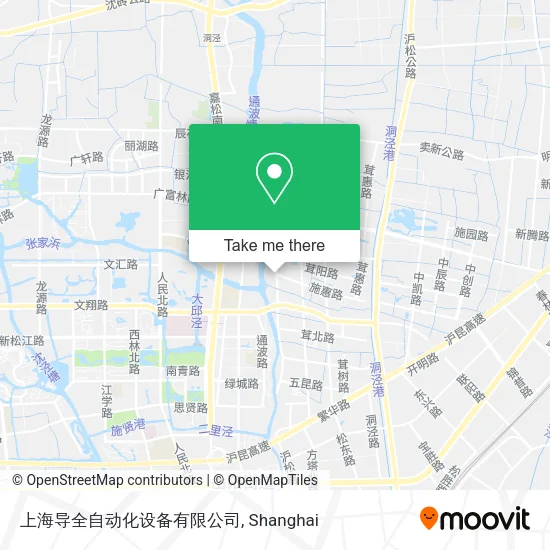 上海导全自动化设备有限公司 map