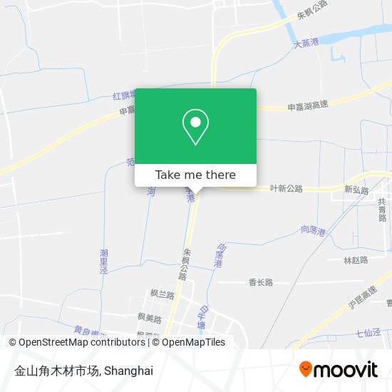金山角木材市场 map
