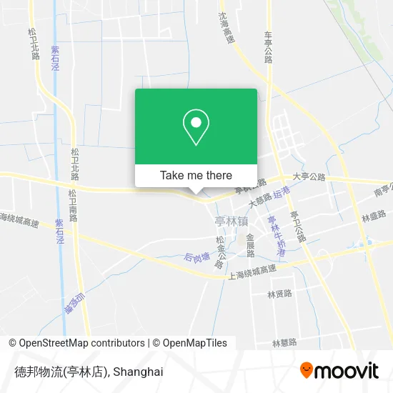 德邦物流(亭林店) map