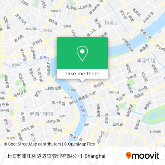 上海市浦江桥隧隧道管理有限公司 map