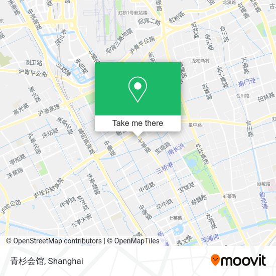 青杉会馆 map