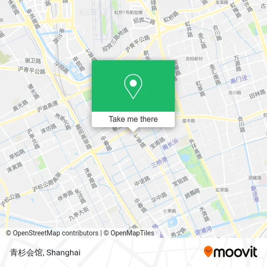 青杉会馆 map